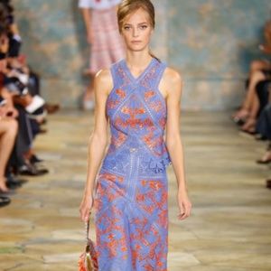 Tory Burch Evie Top runway Guipure Crochet Lace 6 NWT